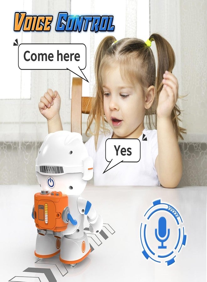 KaeKid Astronaut Robots for Kids, Smart Talking Robotic with Touch Sensor, Voice Control, Speech Recognition, Sing, Dance, Repeat and Record, Rechargeable Robot Toy for 3-8 Year Old Boys Girls - Image 5